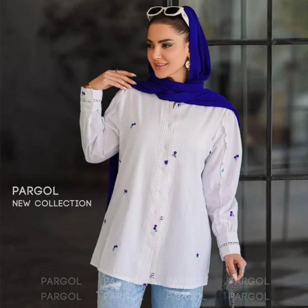 مانتو شومیزی بیاض