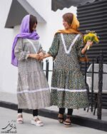 پیراهن ساحلی مانیا + هدبند