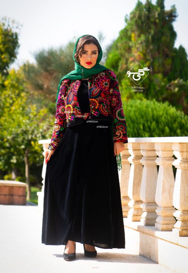 کت سارافون مخمل سوزان