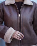 کاپشن چرم بوفالو